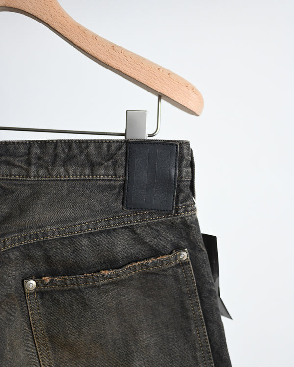 coffee black denim trousers_dstryd