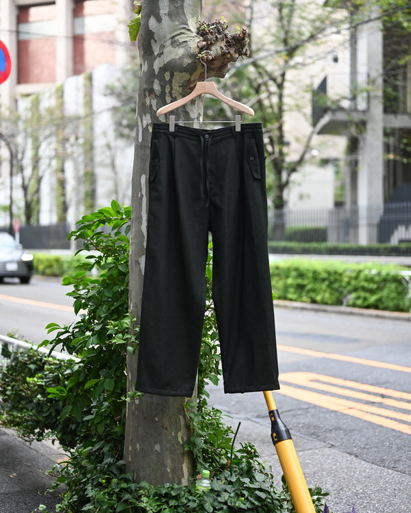 Linen Wool 1tuck Wide Pants