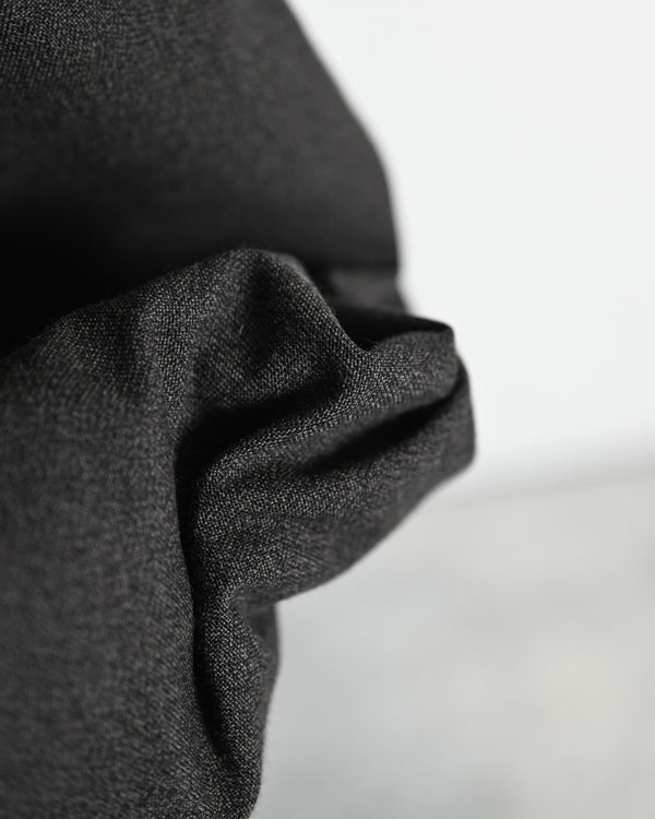 PLEATED TROUSER, thorn-proof wool
