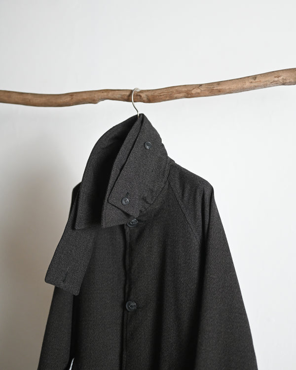 OVERSIZED LONG COAT, thorn-proof wool
