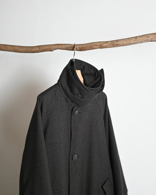 OVERSIZED LONG COAT, thorn-proof wool
