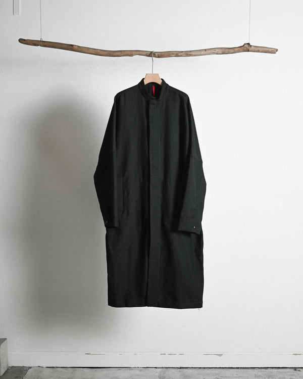 Linen Wool Dolman Coat