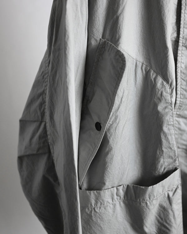 HOODED FIELD SHIRT JACKET, gray