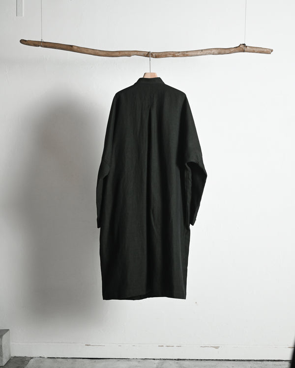 Linen Wool Dolman Coat