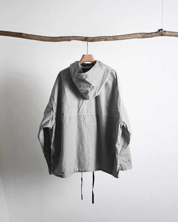 HOODED FIELD SHIRT JACKET, gray