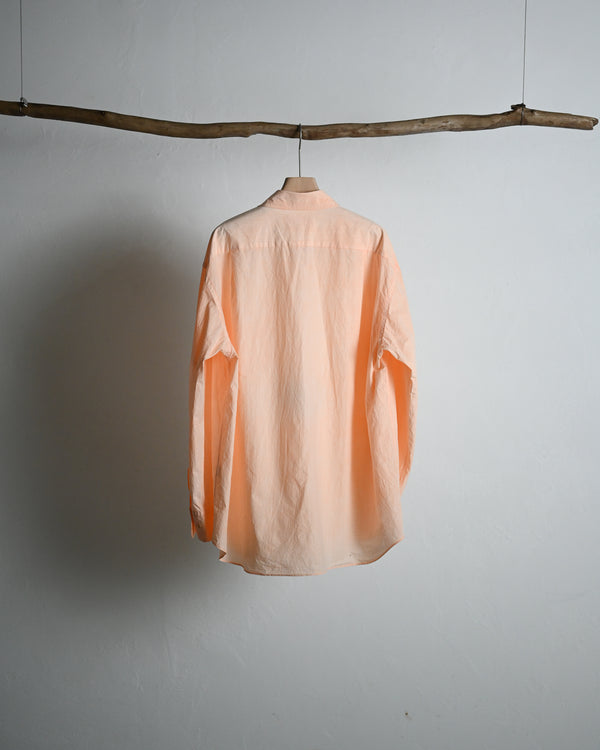 REGULAR COLLAR SHIRT, vermilon