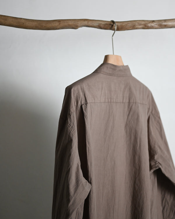 REGULAR COLLAR SHIRT, azuki