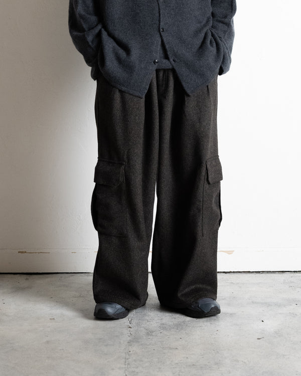 WOOL BLANCKET CARGO PANTS