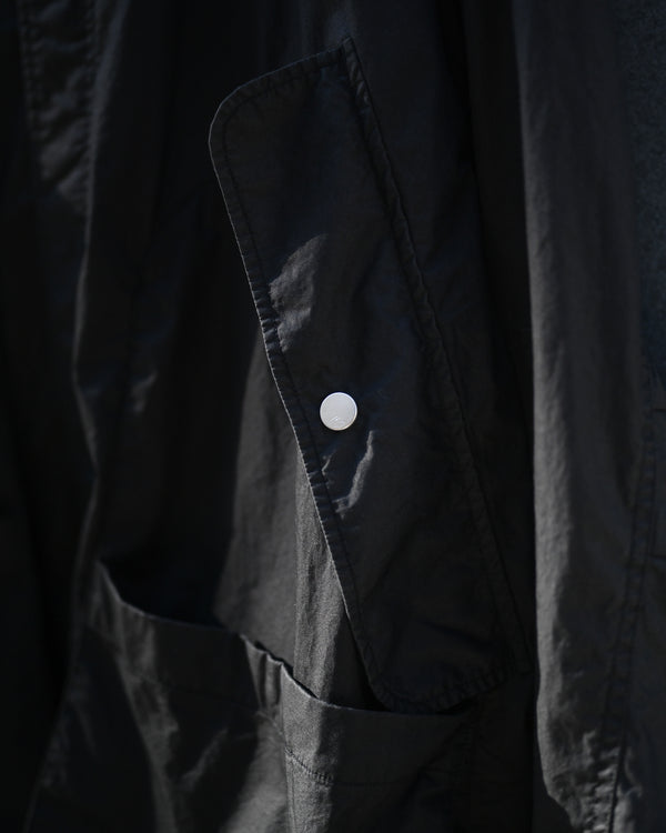HOODED FIELD SHIRT JACKET, black