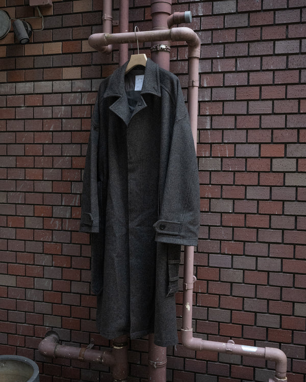 WOOL BLANKET BALMACAAN COAT