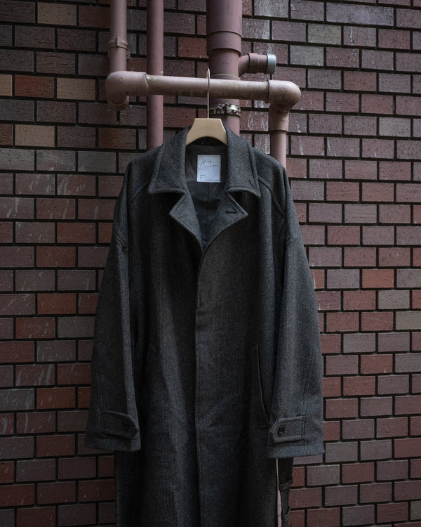 WOOL BLANKET BALMACAAN COAT