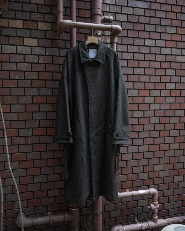 WOOL BLANKET BALMACAAN COAT
