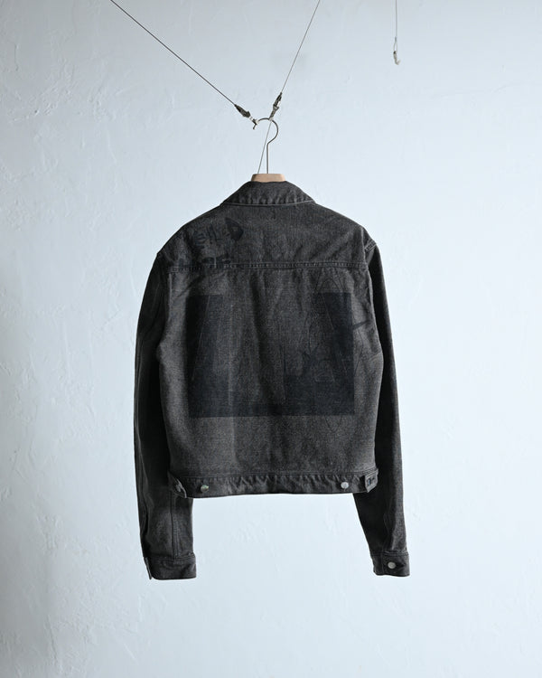 Hidden Prints Denim Jacket-Fujimoto-COELACANTH