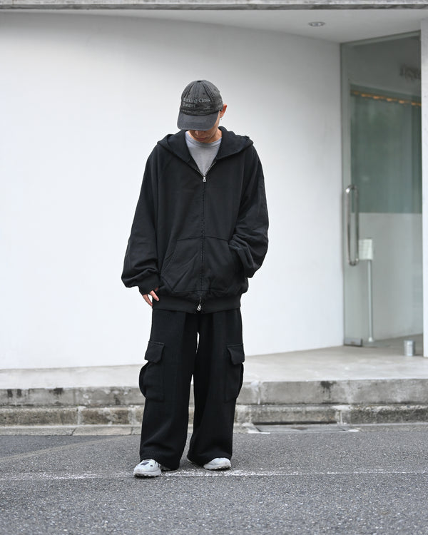 WOOL CORDUROY CARGO SLACKS