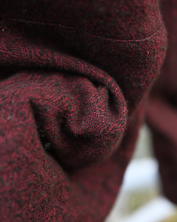 HOOK PANTS, wool silk