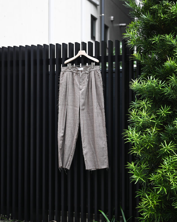 ALPACA SAXONY SCHADEN 3TUCK PANTS