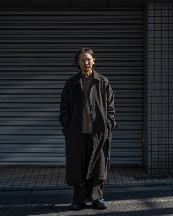 WOOL BLANKET BALMACAAN COAT