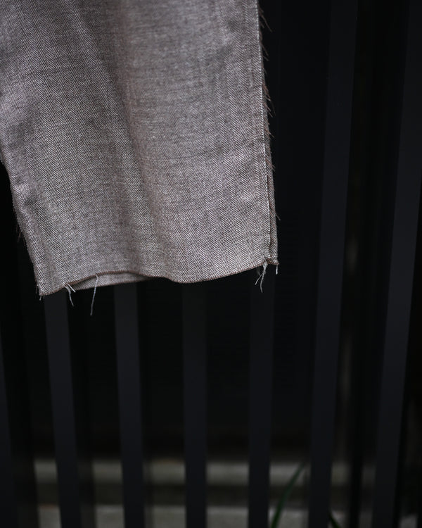 ALPACA SAXONY SCHADEN 3TUCK PANTS