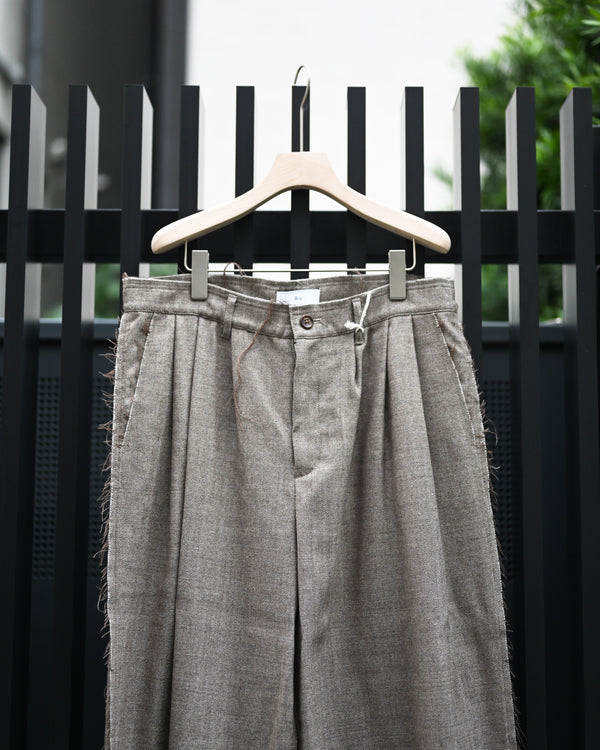 ALPACA SAXONY SCHADEN 3TUCK PANTS