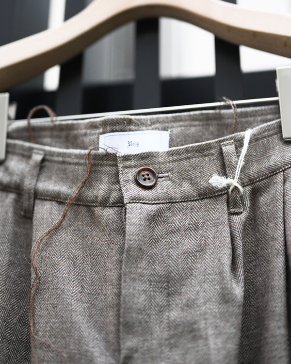 ALPACA SAXONY SCHADEN 3TUCK PANTS