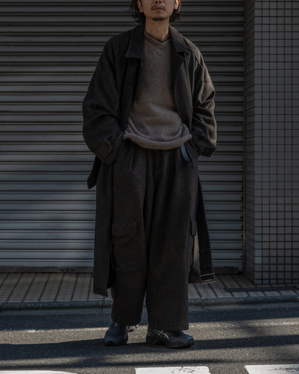 WOOL BLANKET BALMACAAN COAT