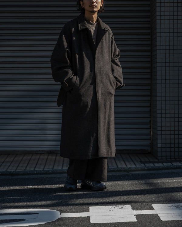 WOOL BLANKET BALMACAAN COAT