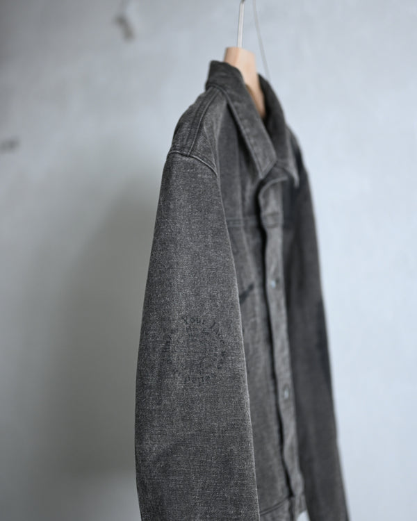 Hidden Prints Denim Jacket-Fujimoto-COELACANTH