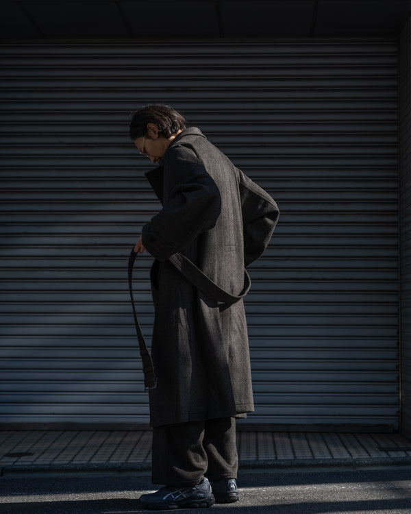 WOOL BLANKET BALMACAAN COAT