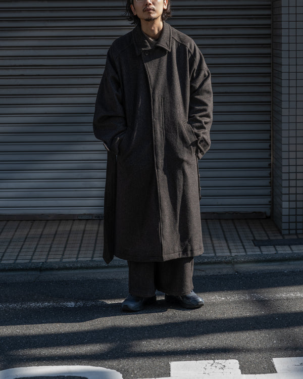 WOOL BLANKET BALMACAAN COAT