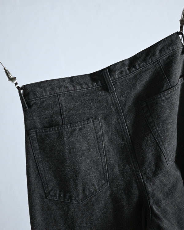 Hidden Prints Denim Trousers-Fujimoto-COELACANTH