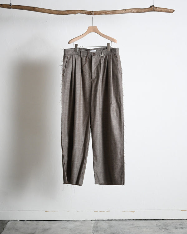 ALPACA SAXONY SCHADEN 3TUCK PANTS