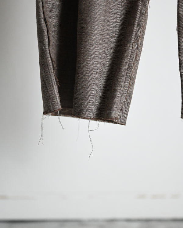 ALPACA SAXONY SCHADEN 3TUCK PANTS