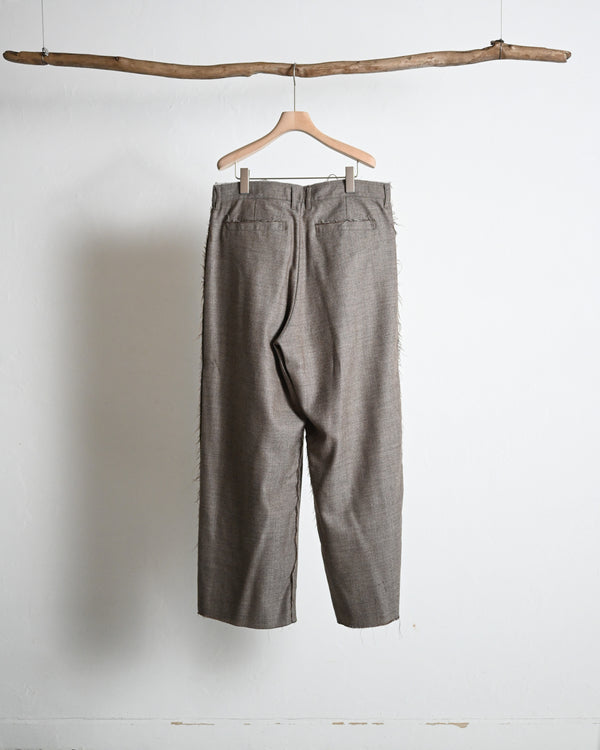 ALPACA SAXONY SCHADEN 3TUCK PANTS