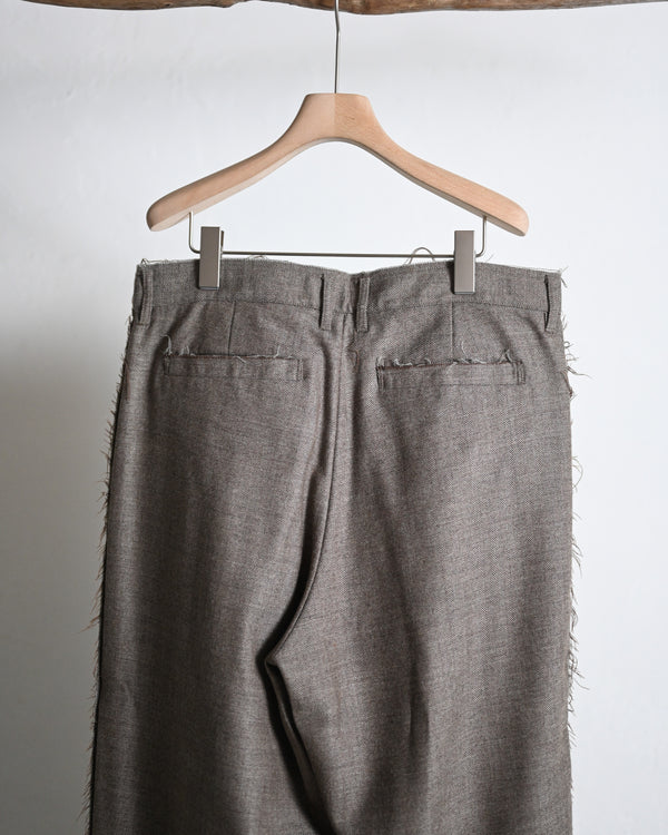 ALPACA SAXONY SCHADEN 3TUCK PANTS