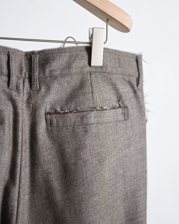 ALPACA SAXONY SCHADEN 3TUCK PANTS