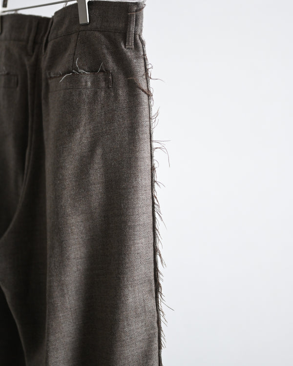 ALPACA SAXONY SCHADEN 3TUCK PANTS