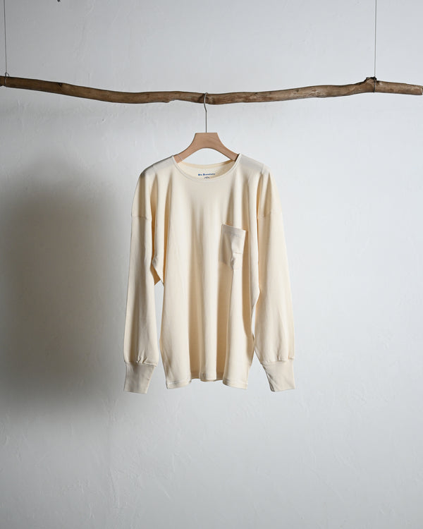 SILK RIB / CREW NECK LONG SLEEVE