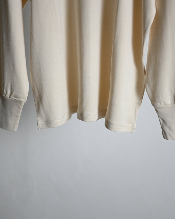 SILK RIB / CREW NECK LONG SLEEVE