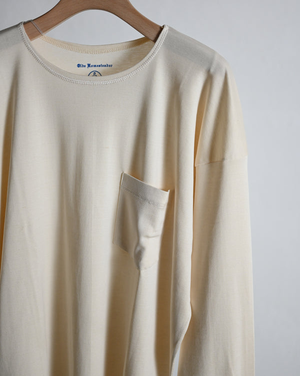 SILK RIB / CREW NECK LONG SLEEVE