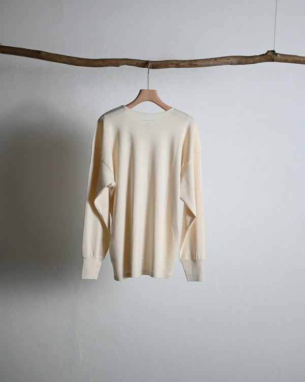 SILK RIB / CREW NECK LONG SLEEVE