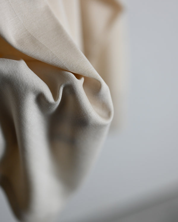 SILK RIB / CREW NECK LONG SLEEVE