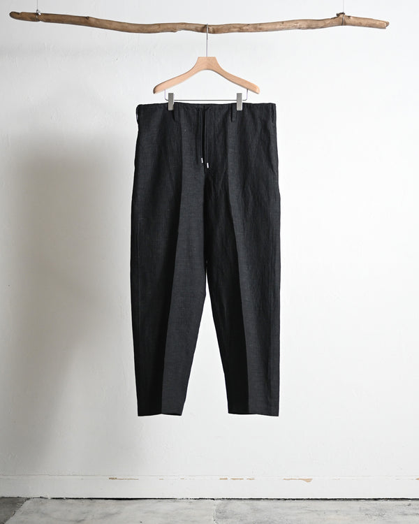 HERRING BONE PANTS, COTTON LINEN