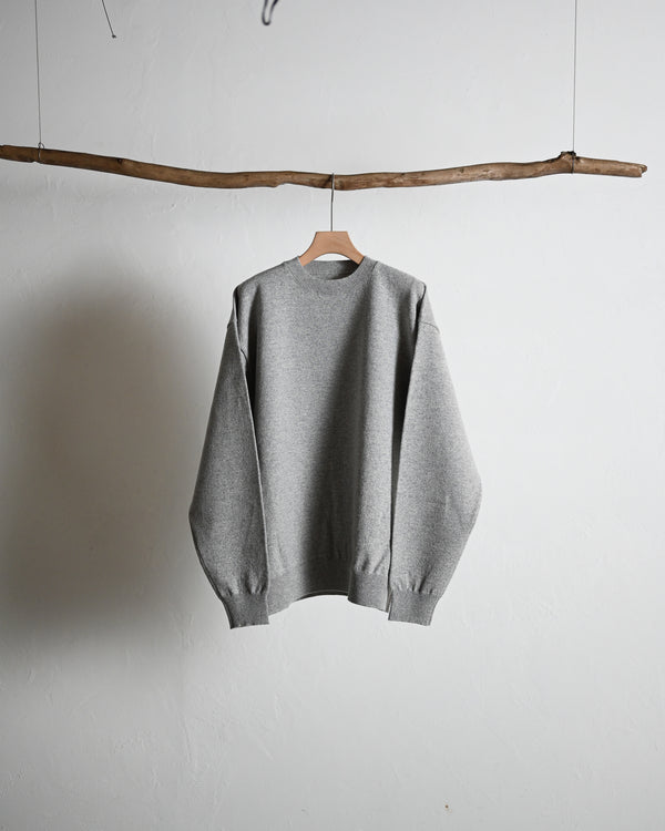 RIGID CASHMERE SWEATER P/O, gray