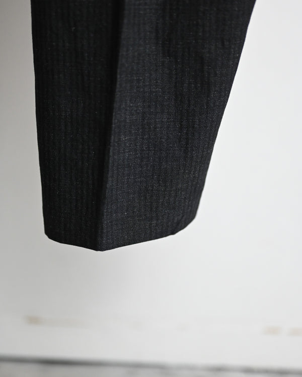 HERRING BONE PANTS, COTTON LINEN