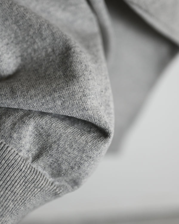RIGID CASHMERE SWEATER P/O, gray