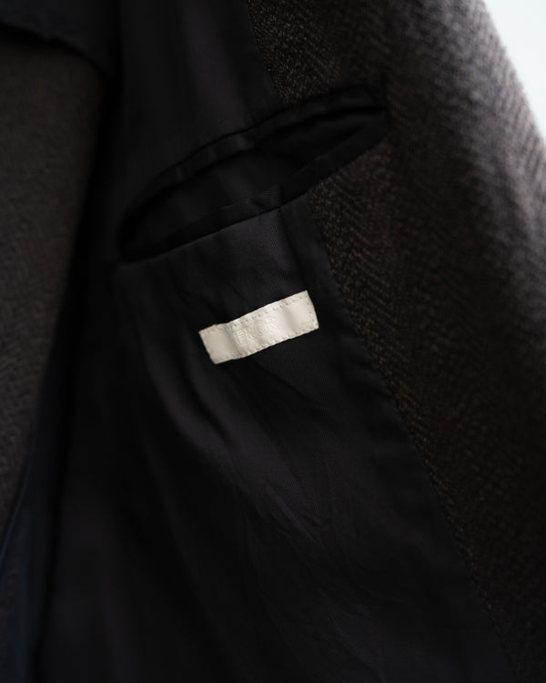 WASHED W/S HERRINGBONE DB JKT