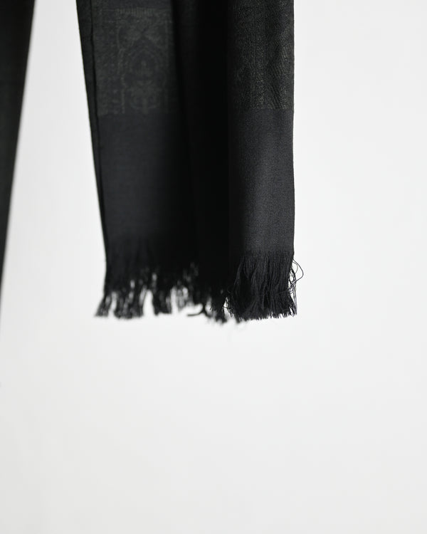 Tibetan Paisley Jacquard Wool Stole