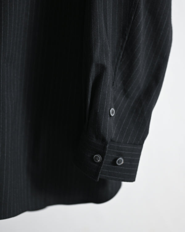 BRUSHED WOOL BIG SHIRT-YOKO SAKAMOTO-COELACANTH