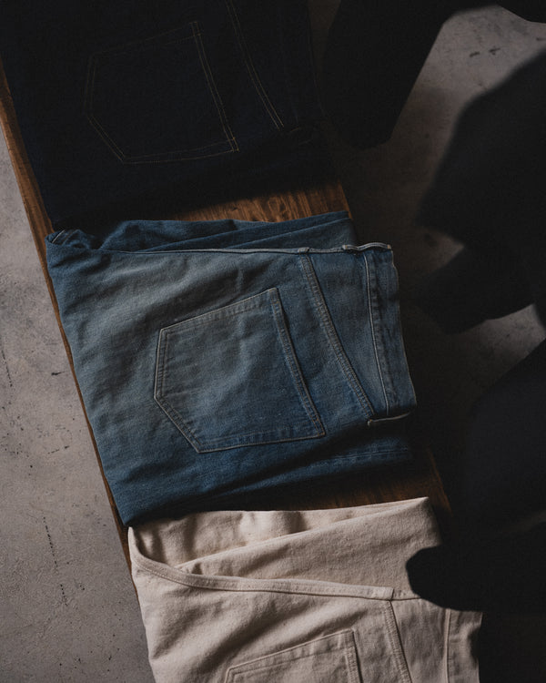 5POCKET BAGGY PANTS, raw denim