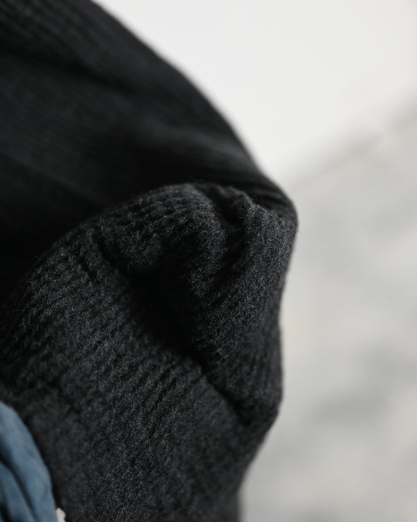 Wool Rever Fulling Wide Trousers